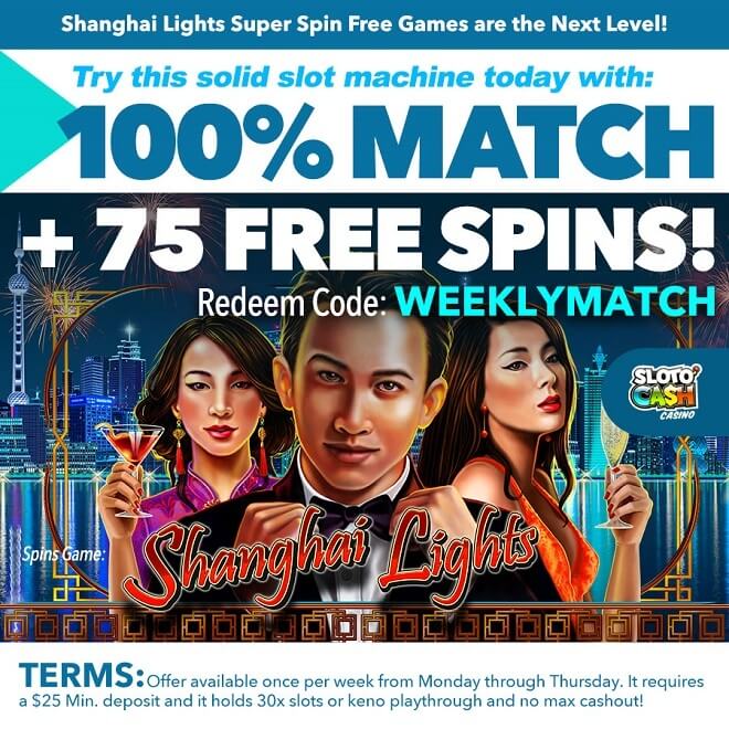 Shanghai Lights Free Spins